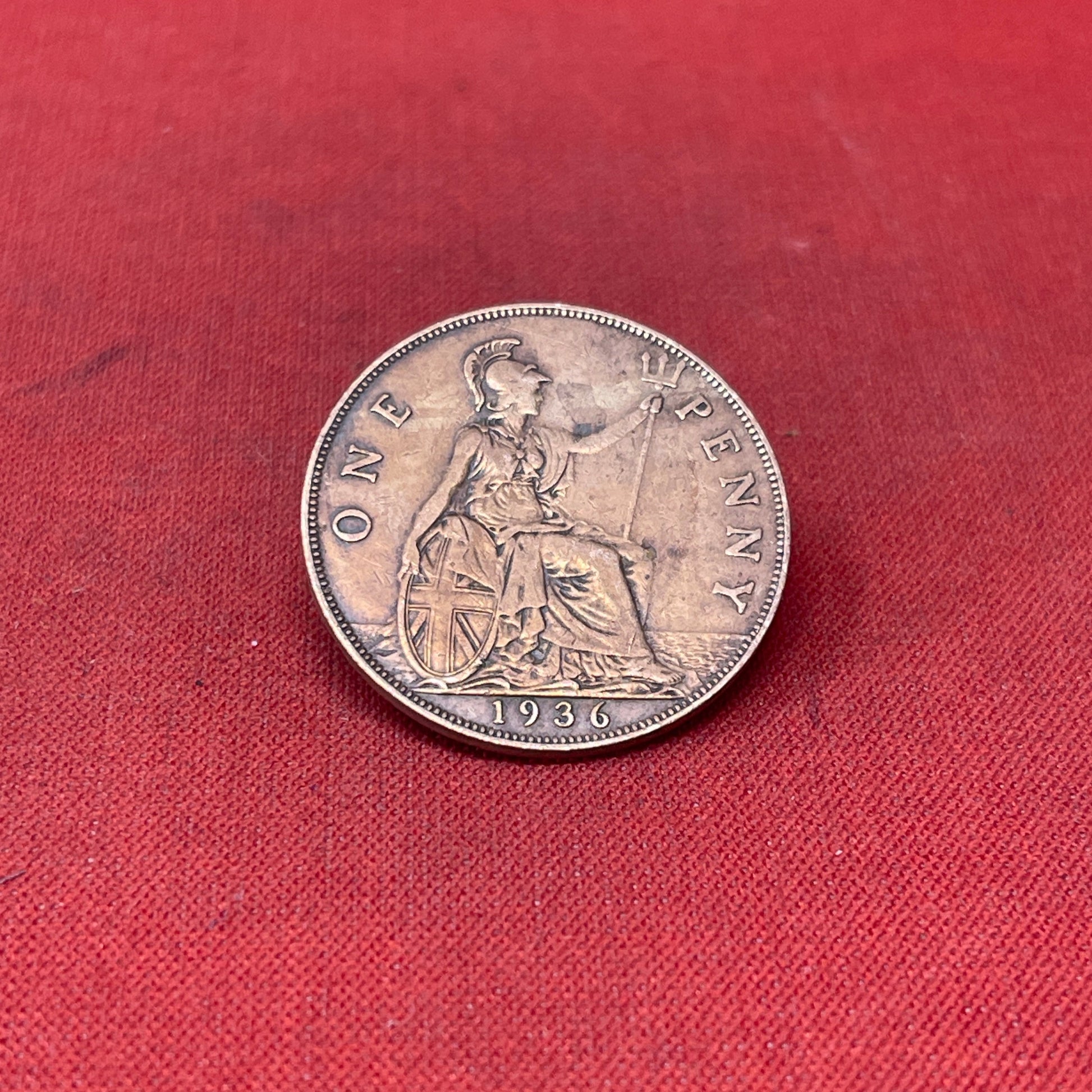 King George V One Penny Coins 1912-1936