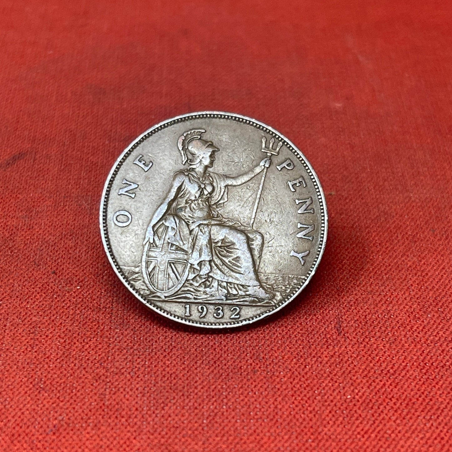 King George V One Penny Coins 1912-1936