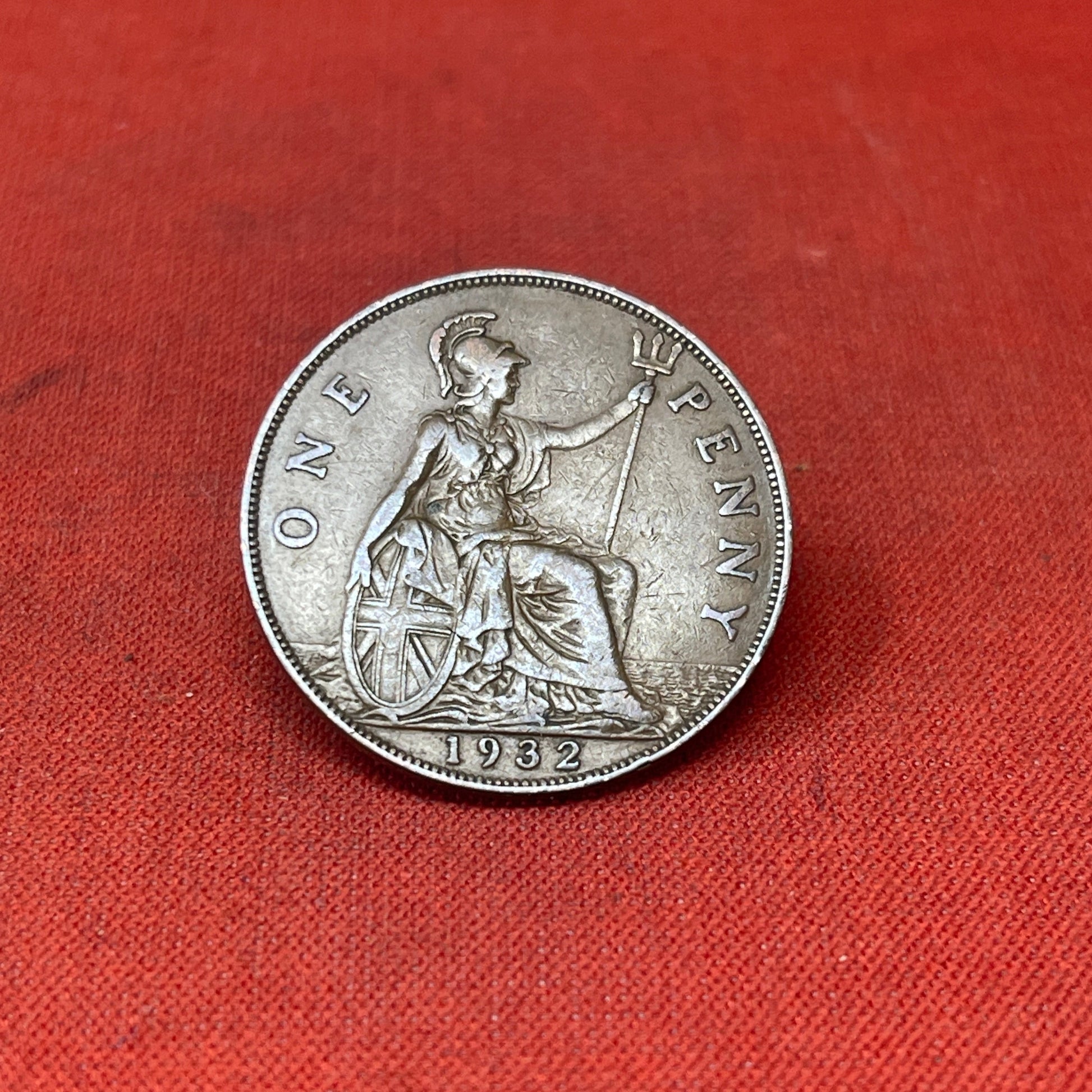 King George V One Penny Coins 1912-1936