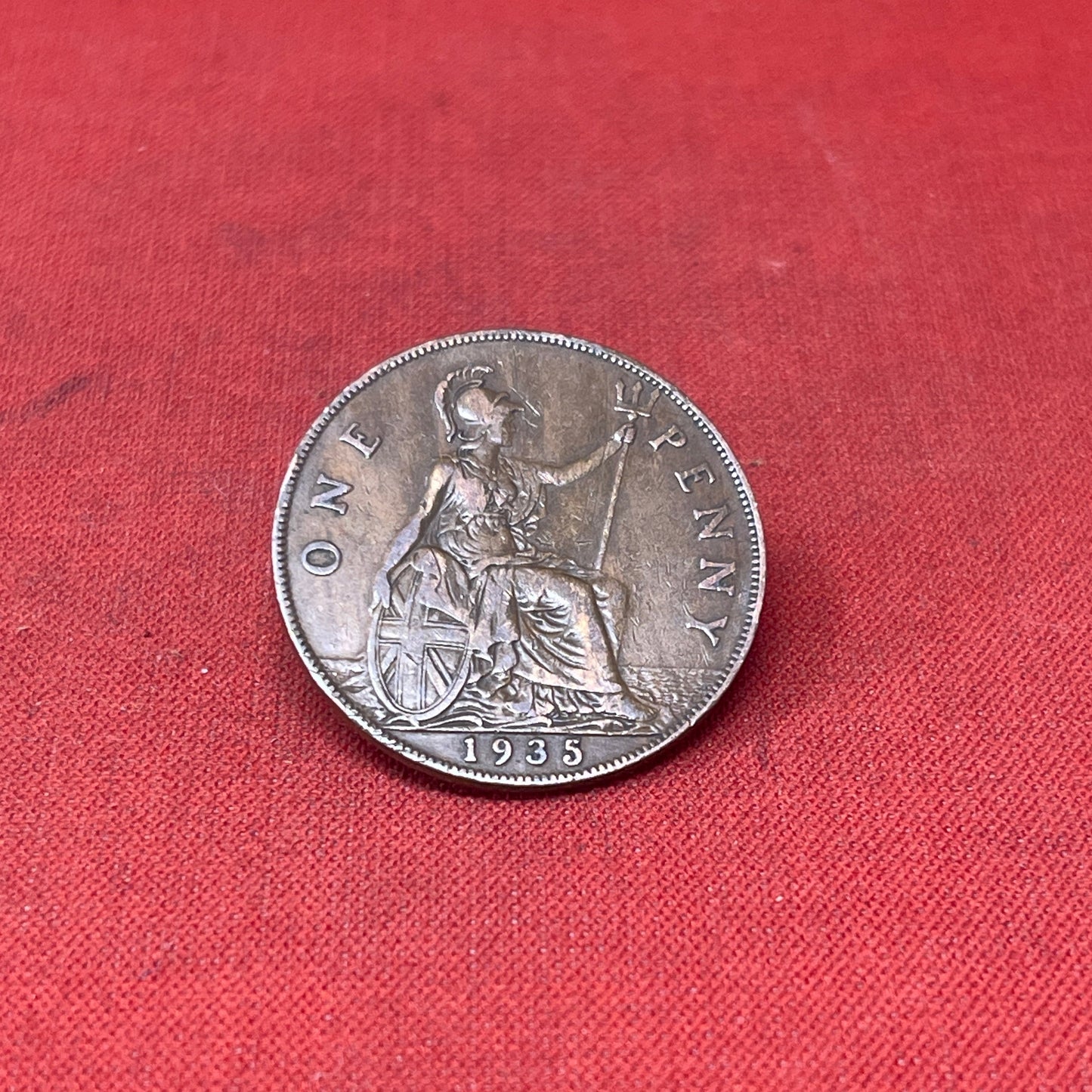 King George V One Penny Coins 1912-1936