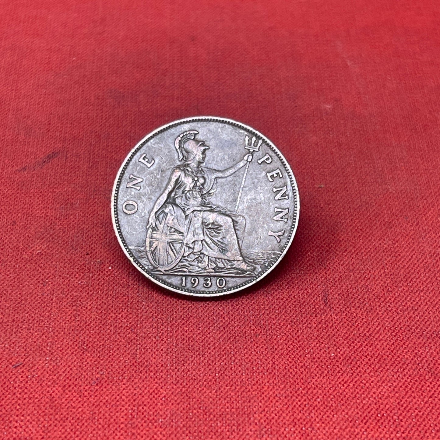 King George V One Penny Coins 1912-1936