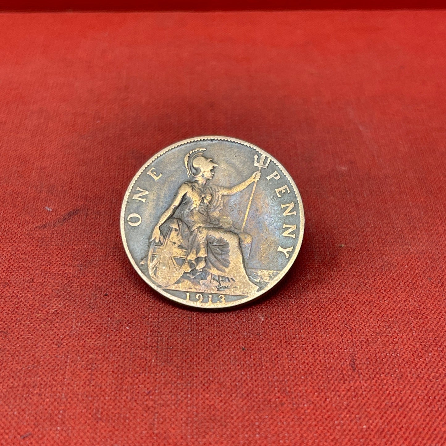 King George V One Penny Coins 1912-1936