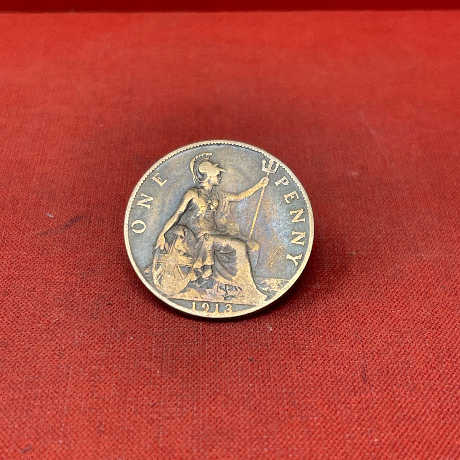 King George V One Penny Coins 1912-1936