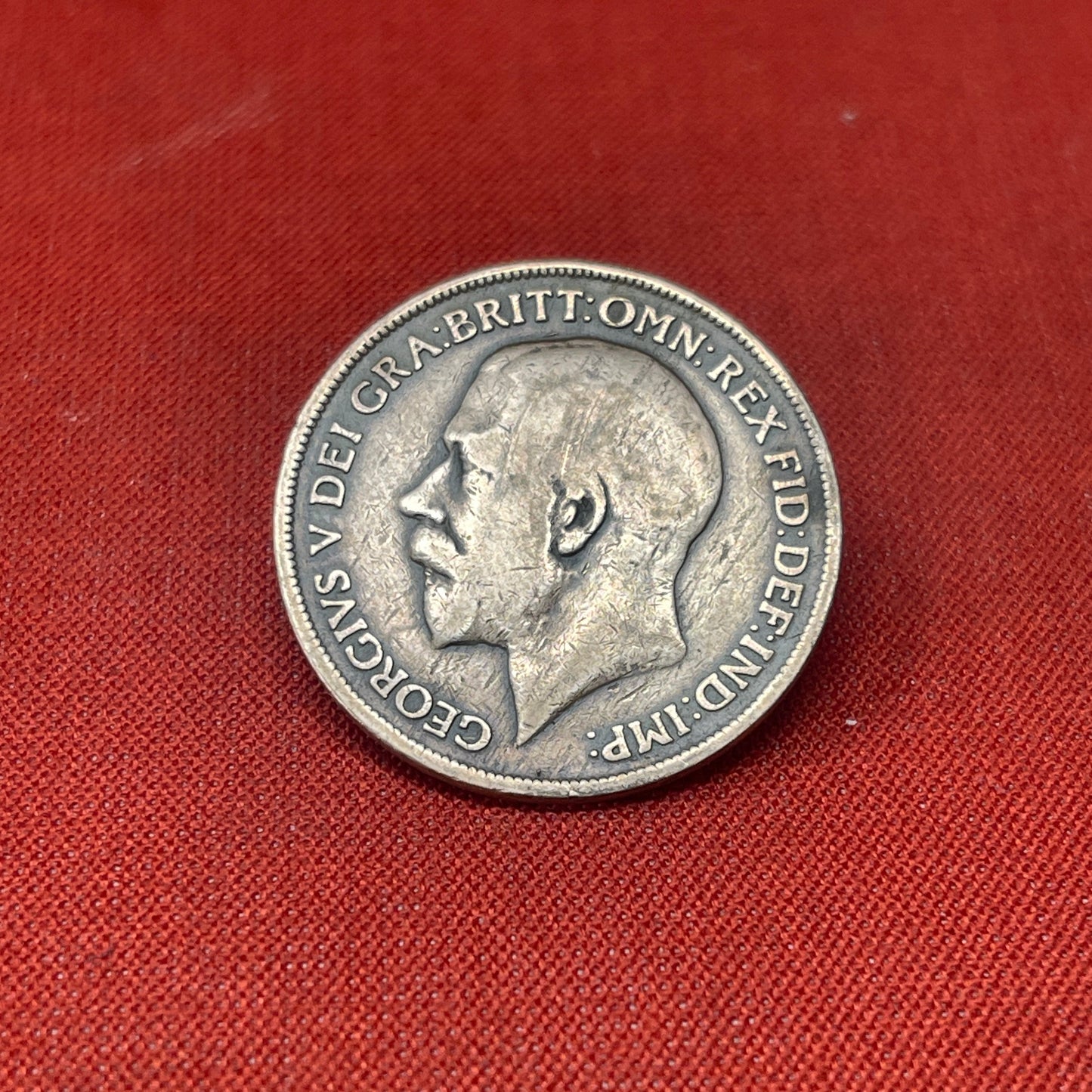 King George V One Penny Dated 1919