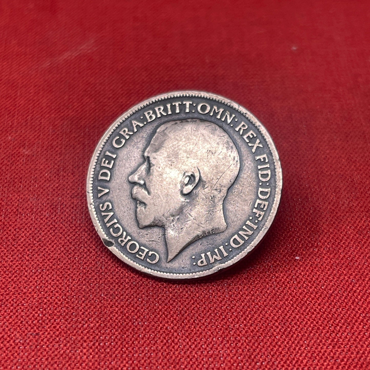 King George V One Penny Dated 1919
