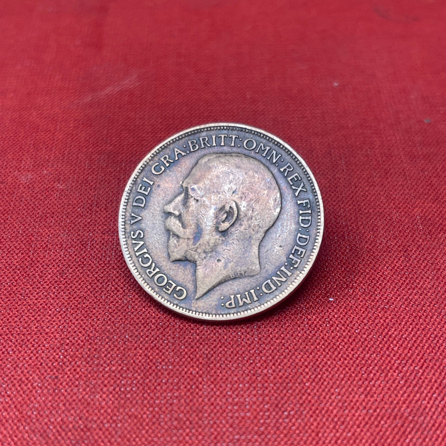 King George V One Penny Dated 1920