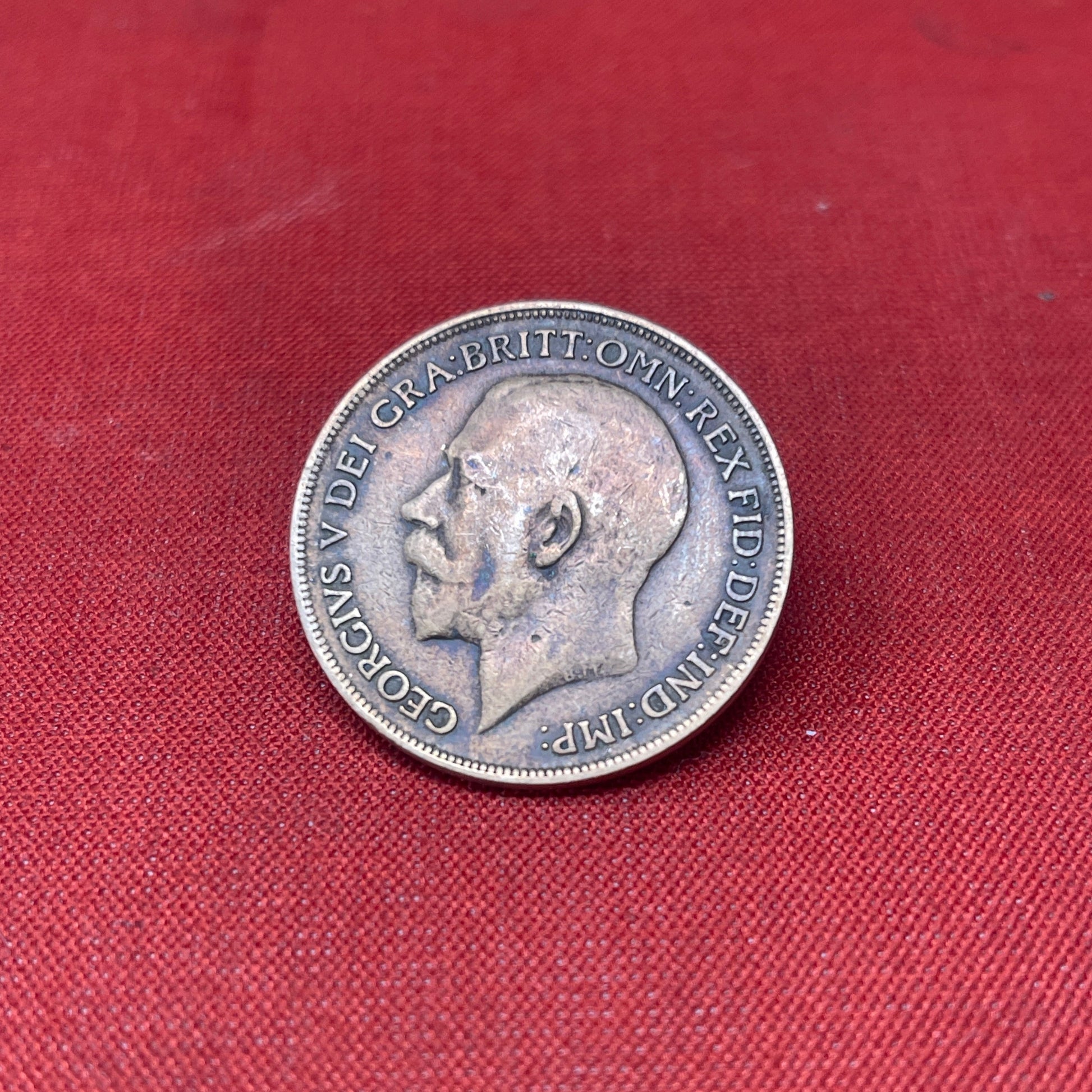 King George V One Penny Dated 1920