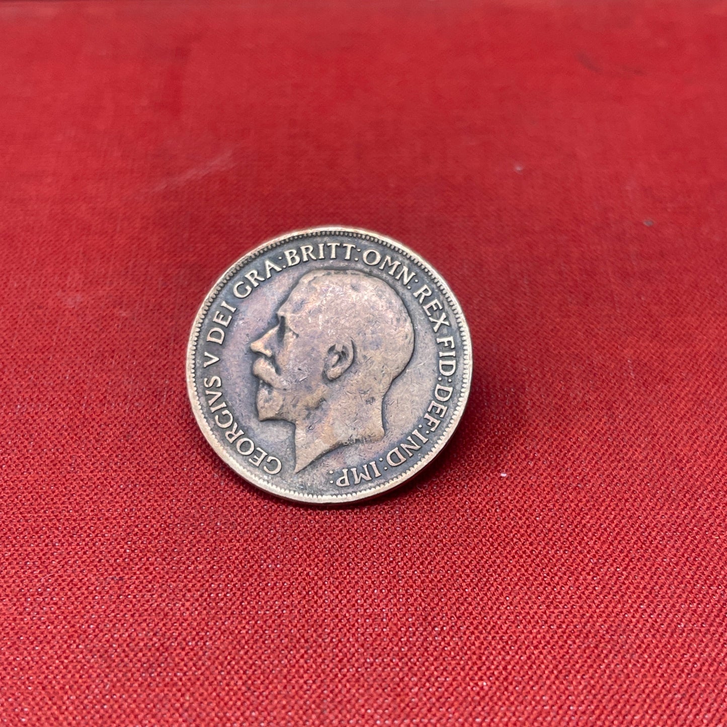King George V One Penny Dated 1920
