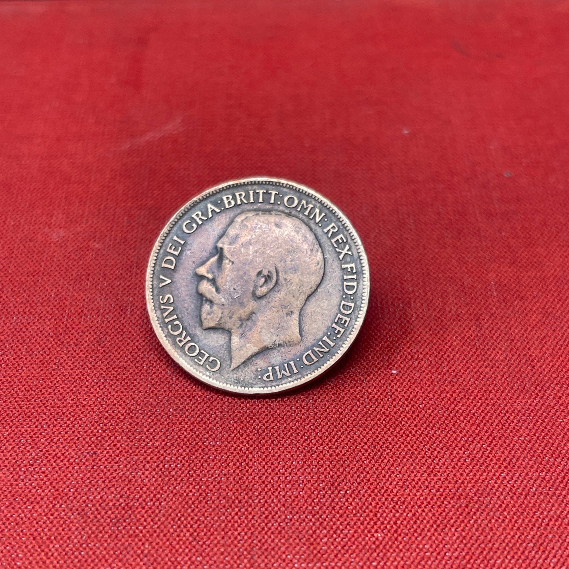 King George V One Penny Dated 1920
