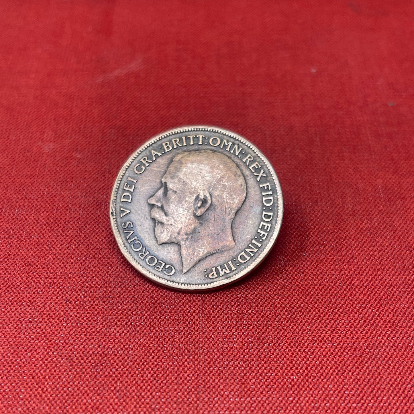 King George V One Penny Dated 1920