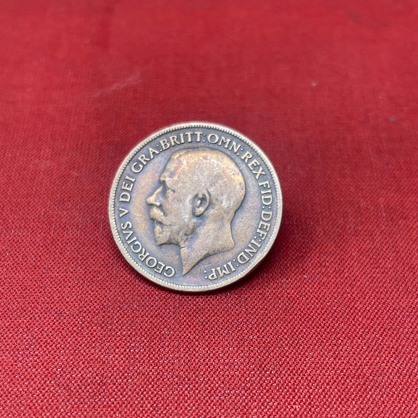 King George V One Penny Dated 1920