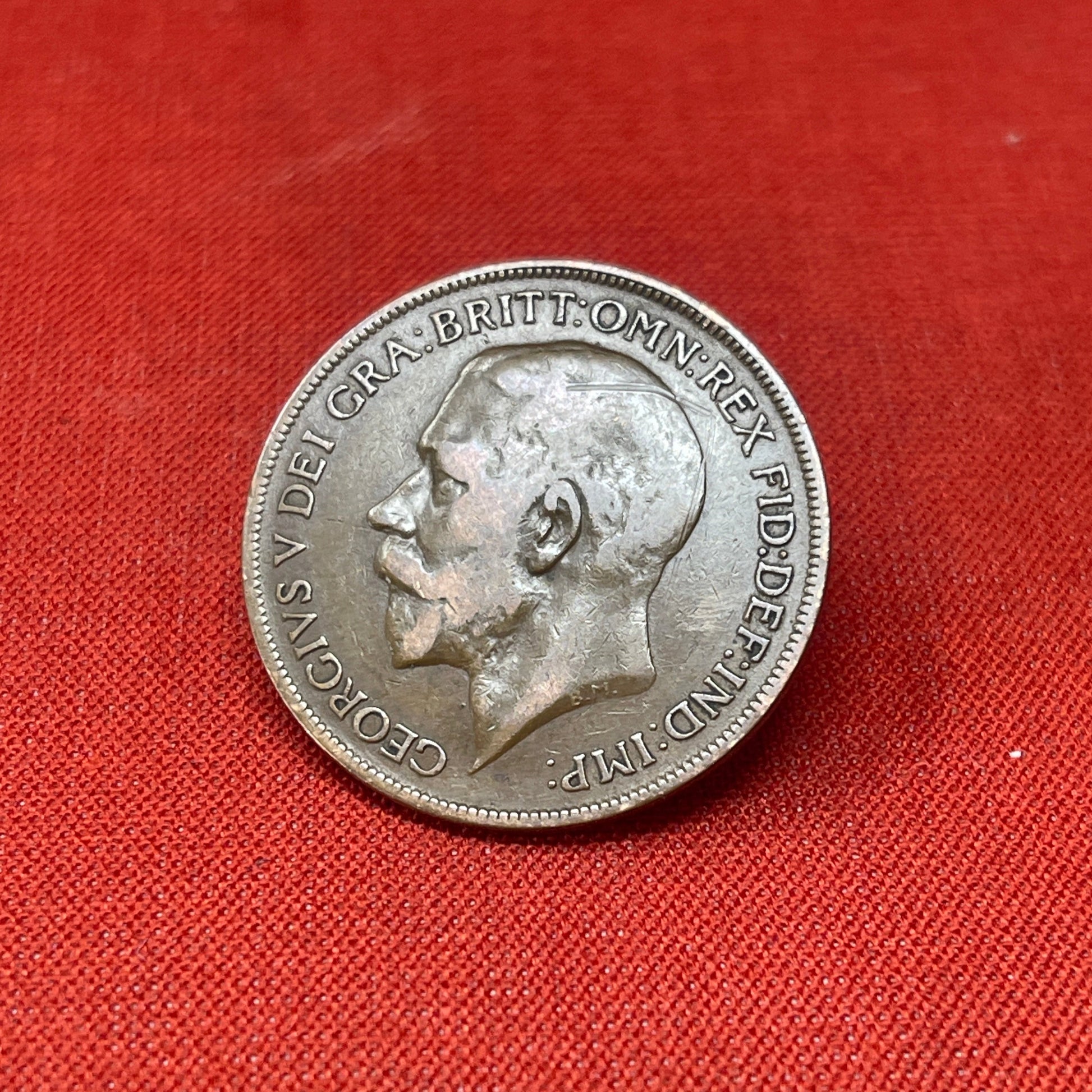 King George V One Penny Dated 1920