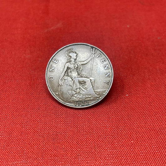 King George V One Penny Dated 1920