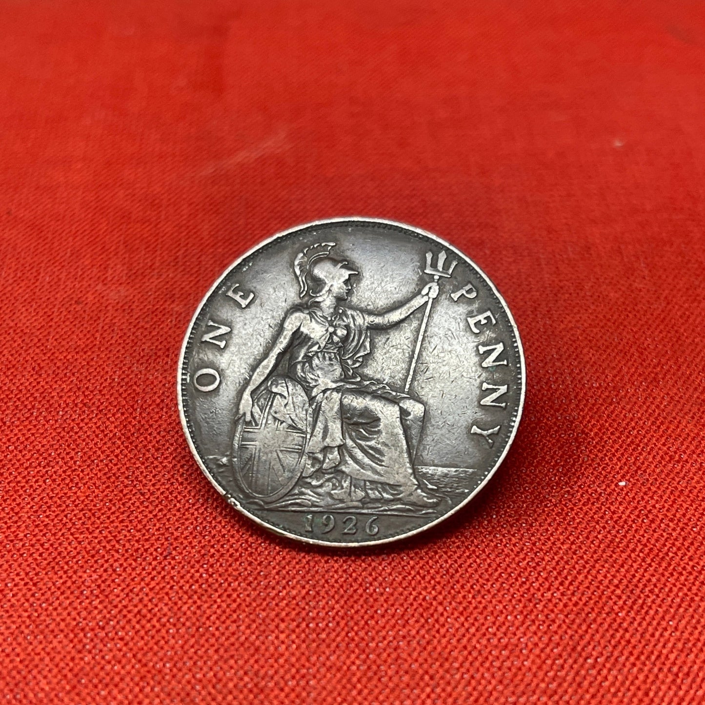 King George V One Penny Dated 1926