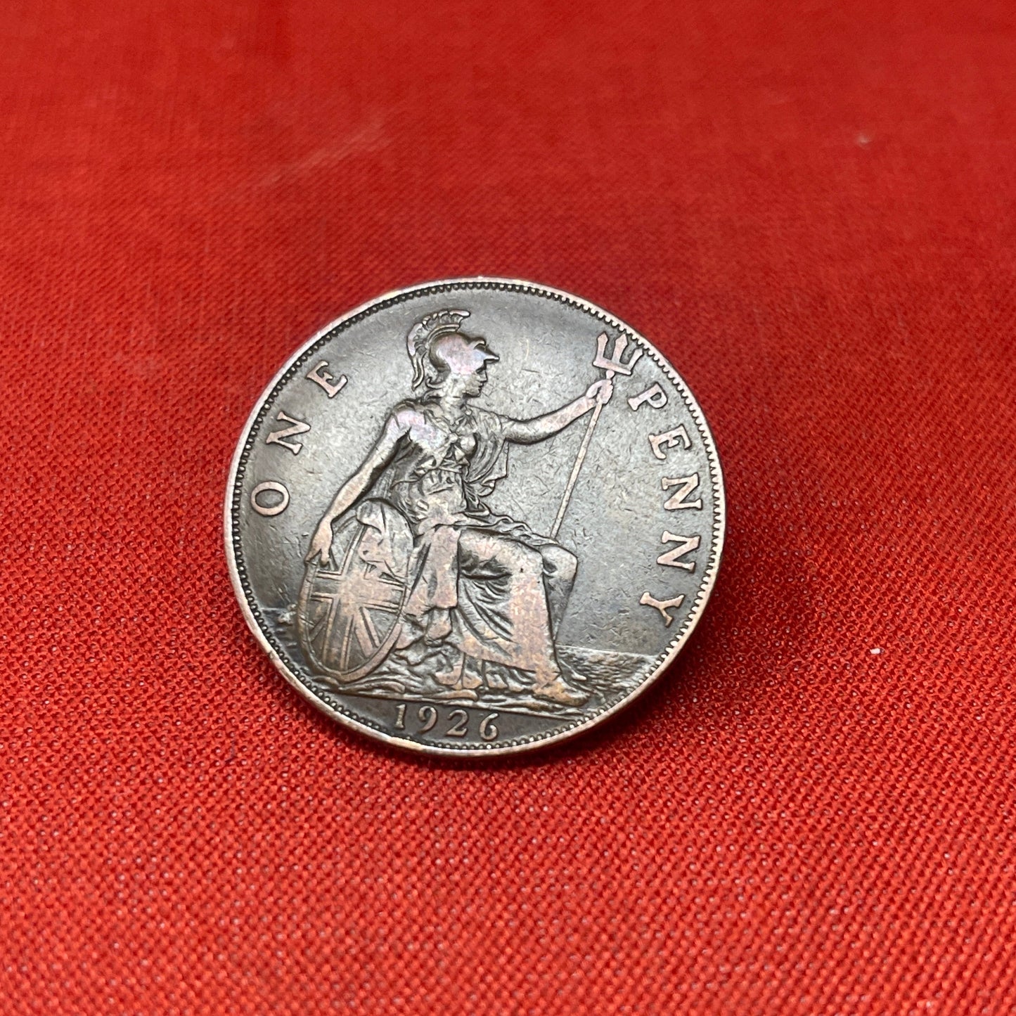 King George V One Penny Dated 1926