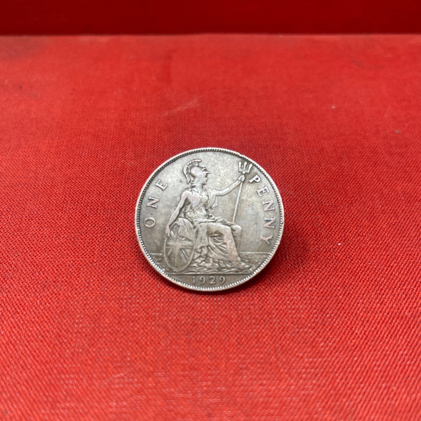 King George V One Penny Dated 1928