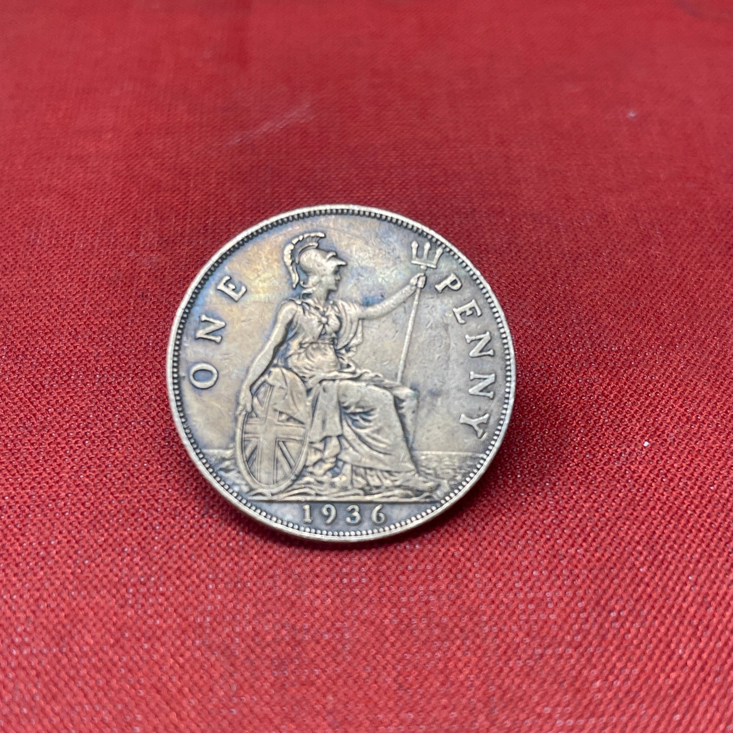King George V One Penny Dated 1930