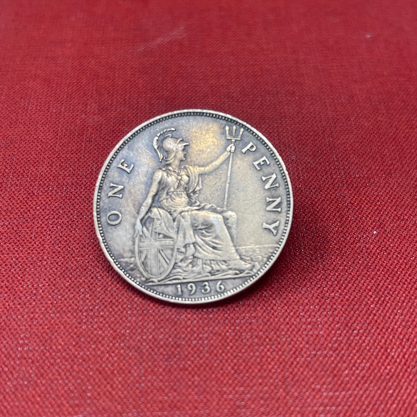 King George V One Penny Dated 1930