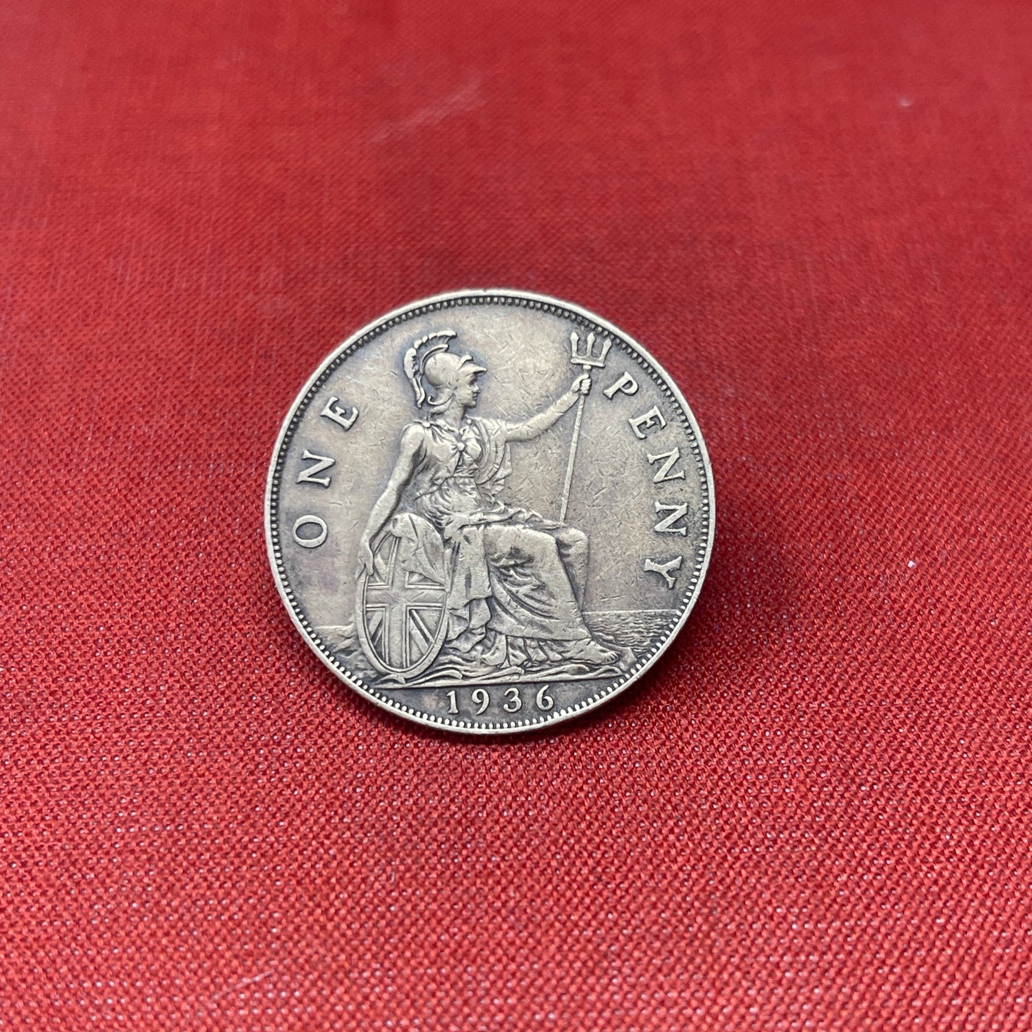 King George V One Penny Dated 1930
