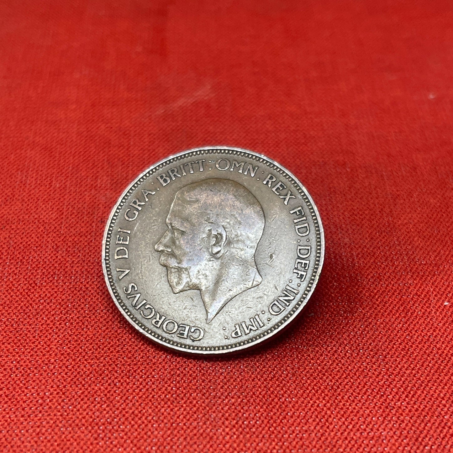 King George V One Penny Dated 1932