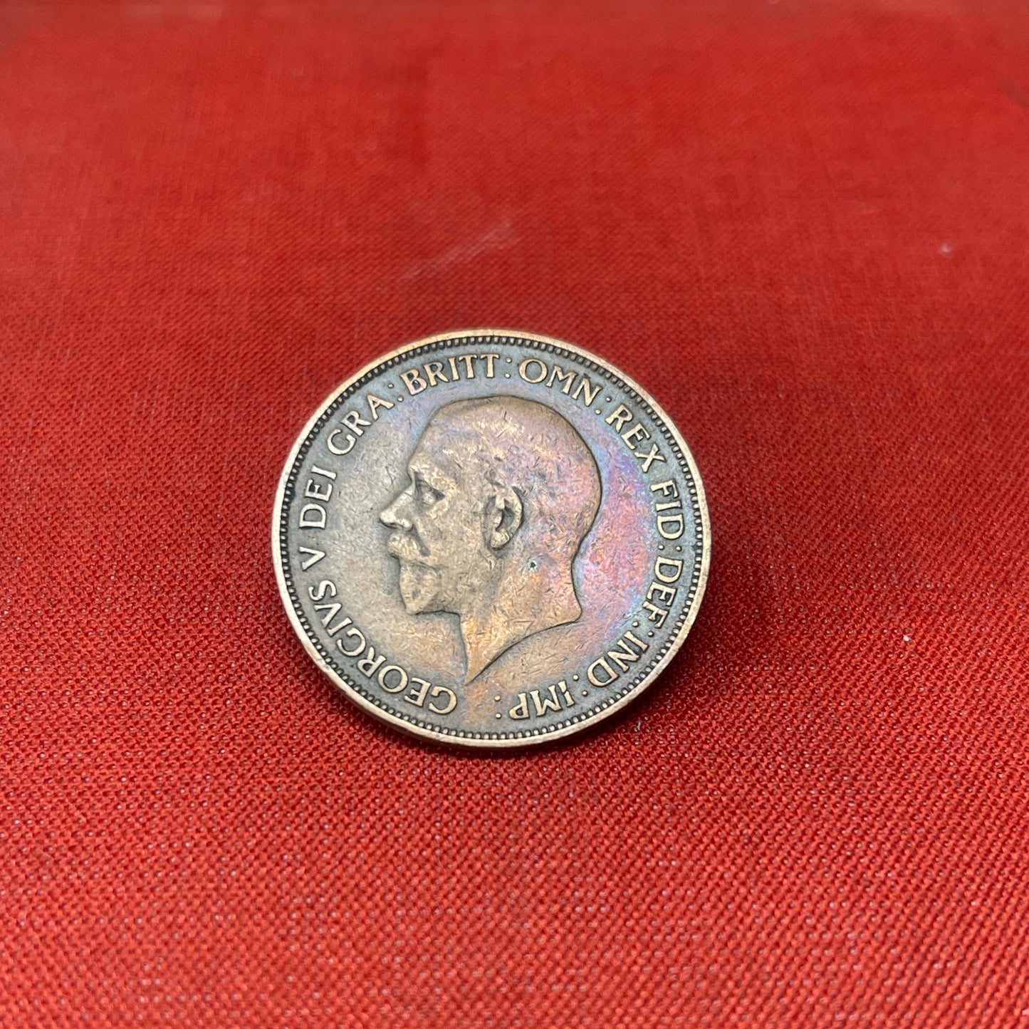 King George V One Penny Dated 1934