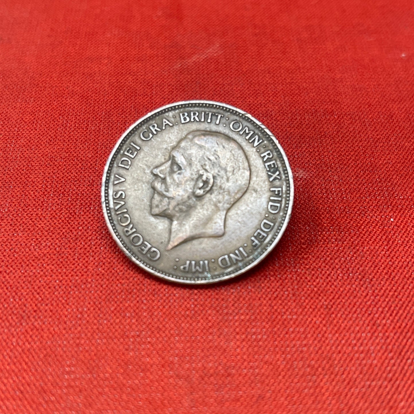 King George V One Penny Dated 1935