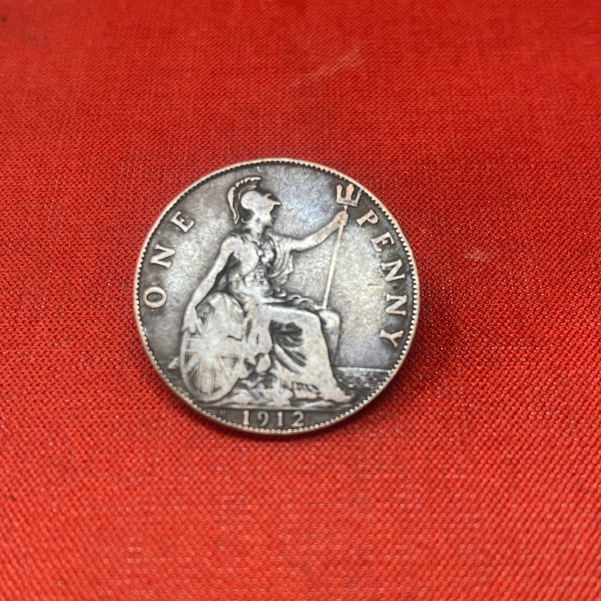 King George V One Penny Dated 1912