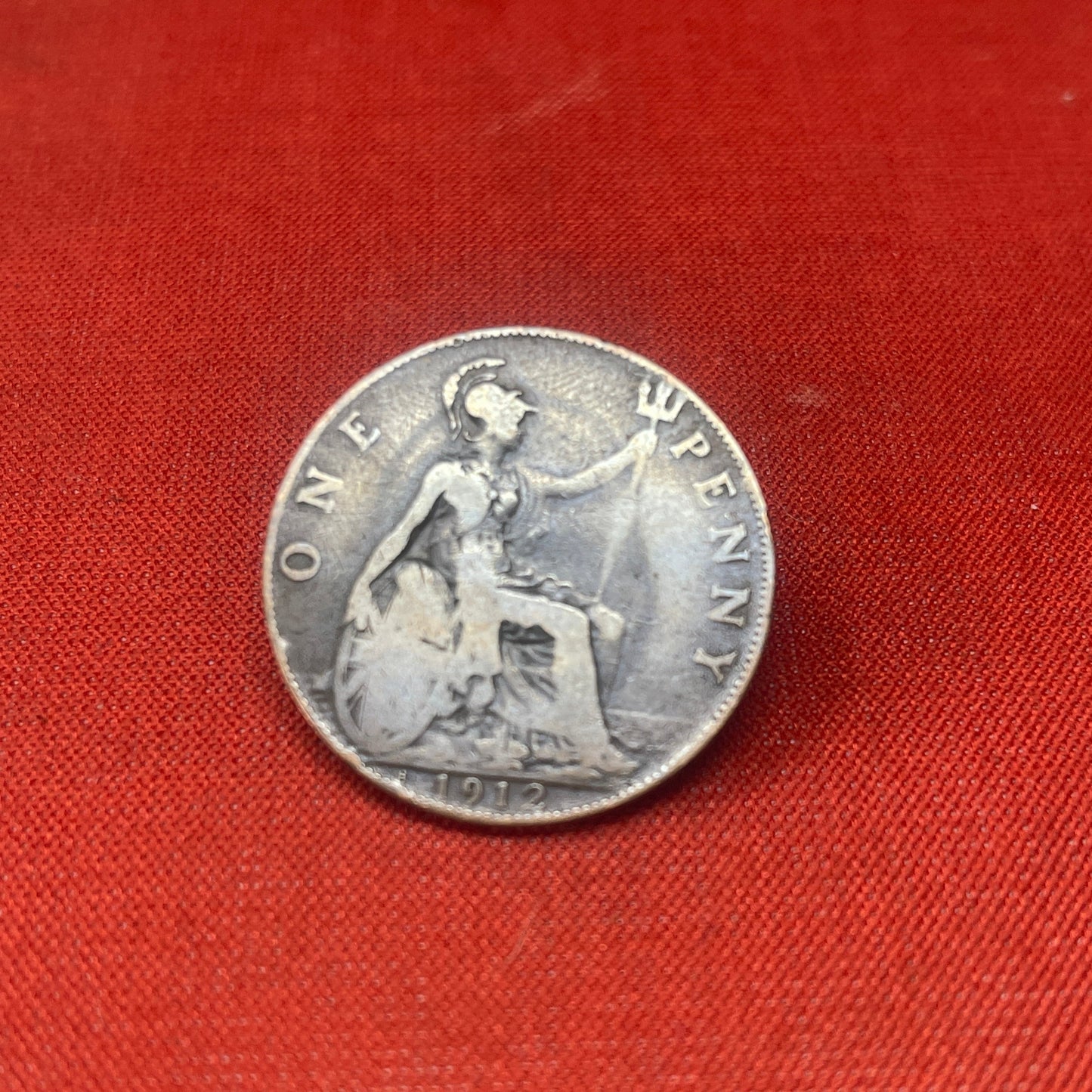King George V One Penny Dated 1912