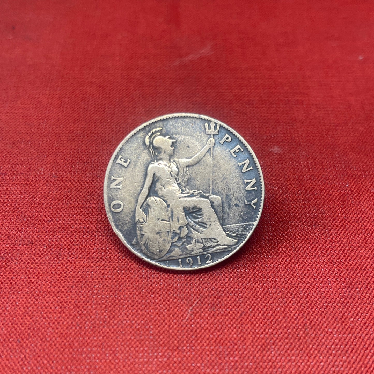 King George V One Penny Dated 1912