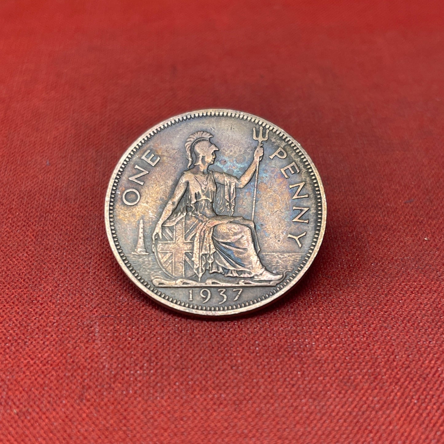 Explore the historical significance of the King George VI One Penny coin, minted from 1937 to 1952. Ideal for collectors and history enthusiasts seeking an authentic piece of British numismatic heritage