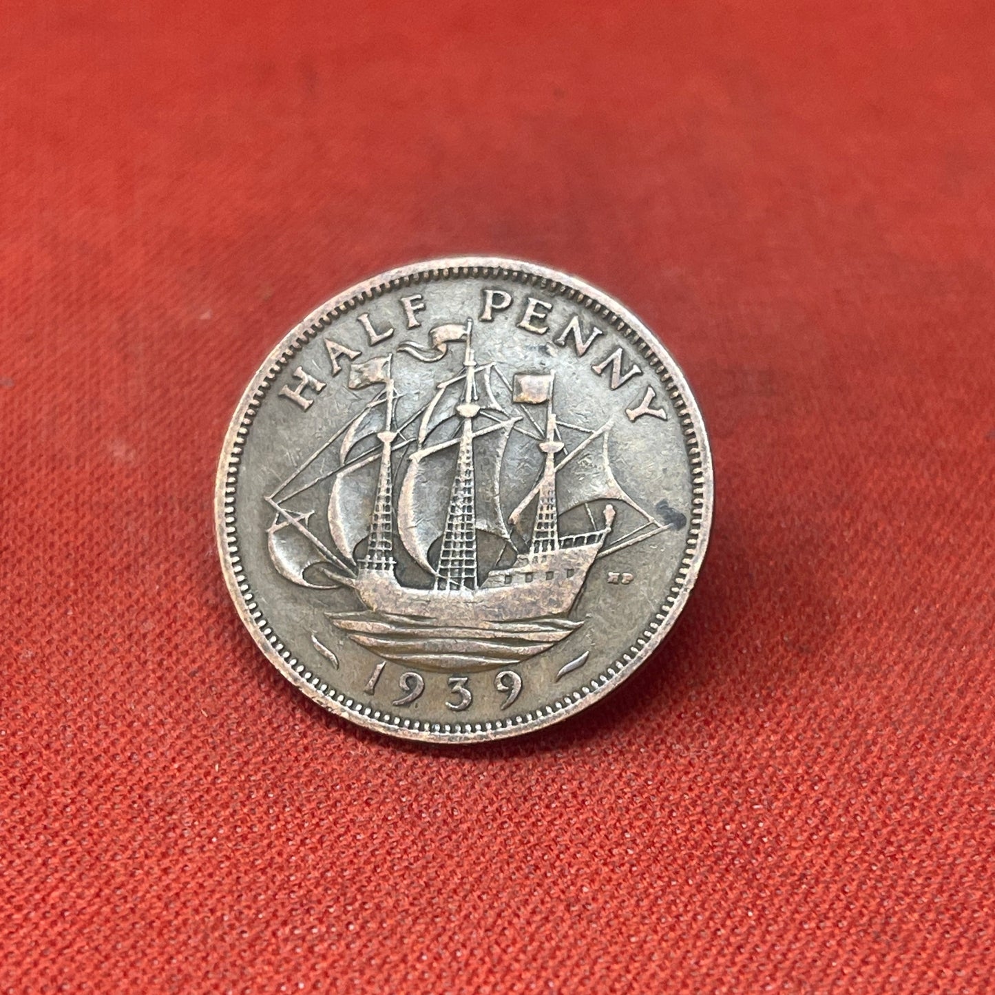 King George VI 1939 Half Penny