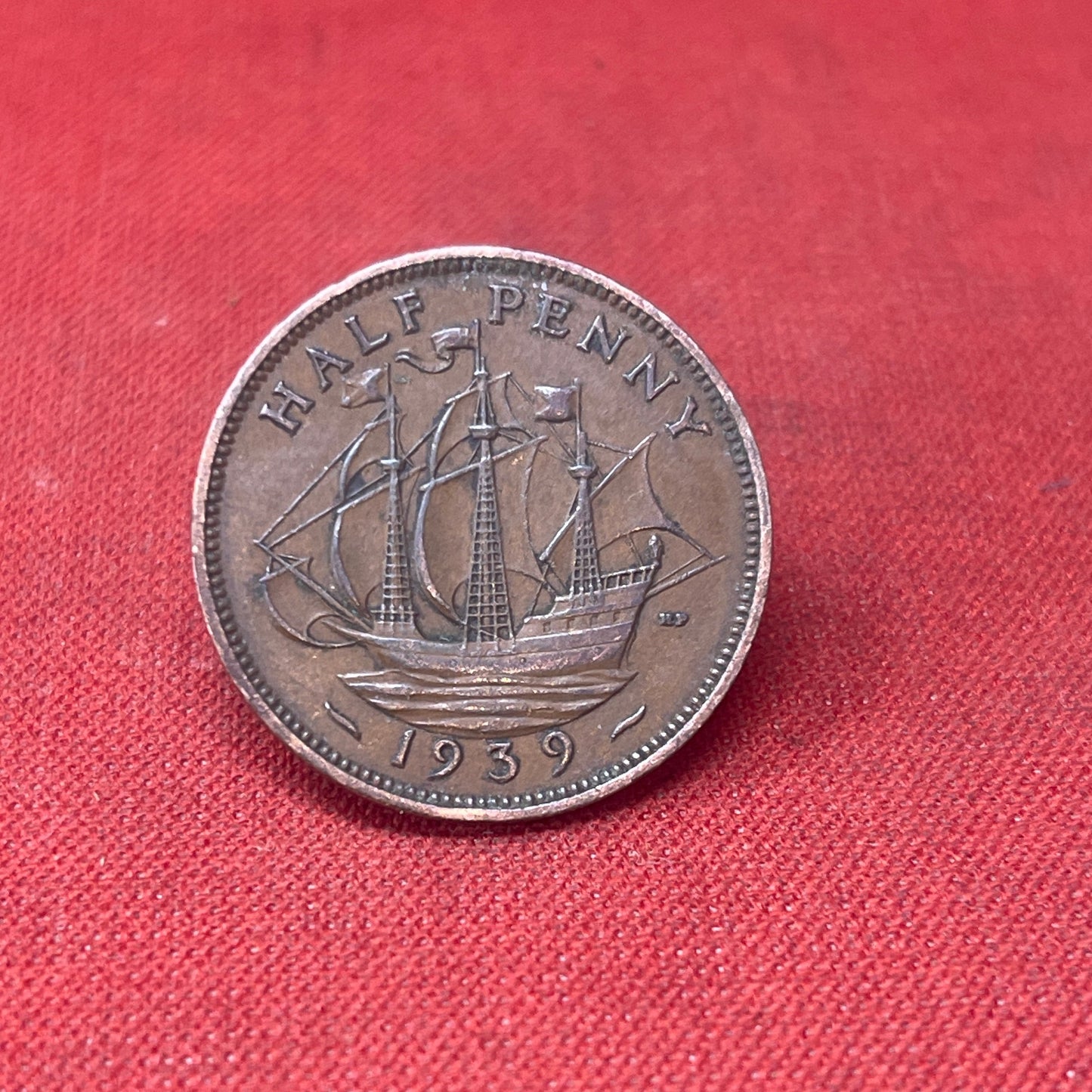 King George VI 1939 Half Penny