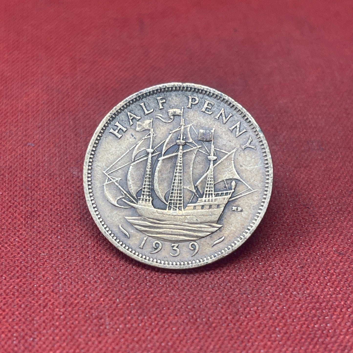 King George VI 1939 Half Penny