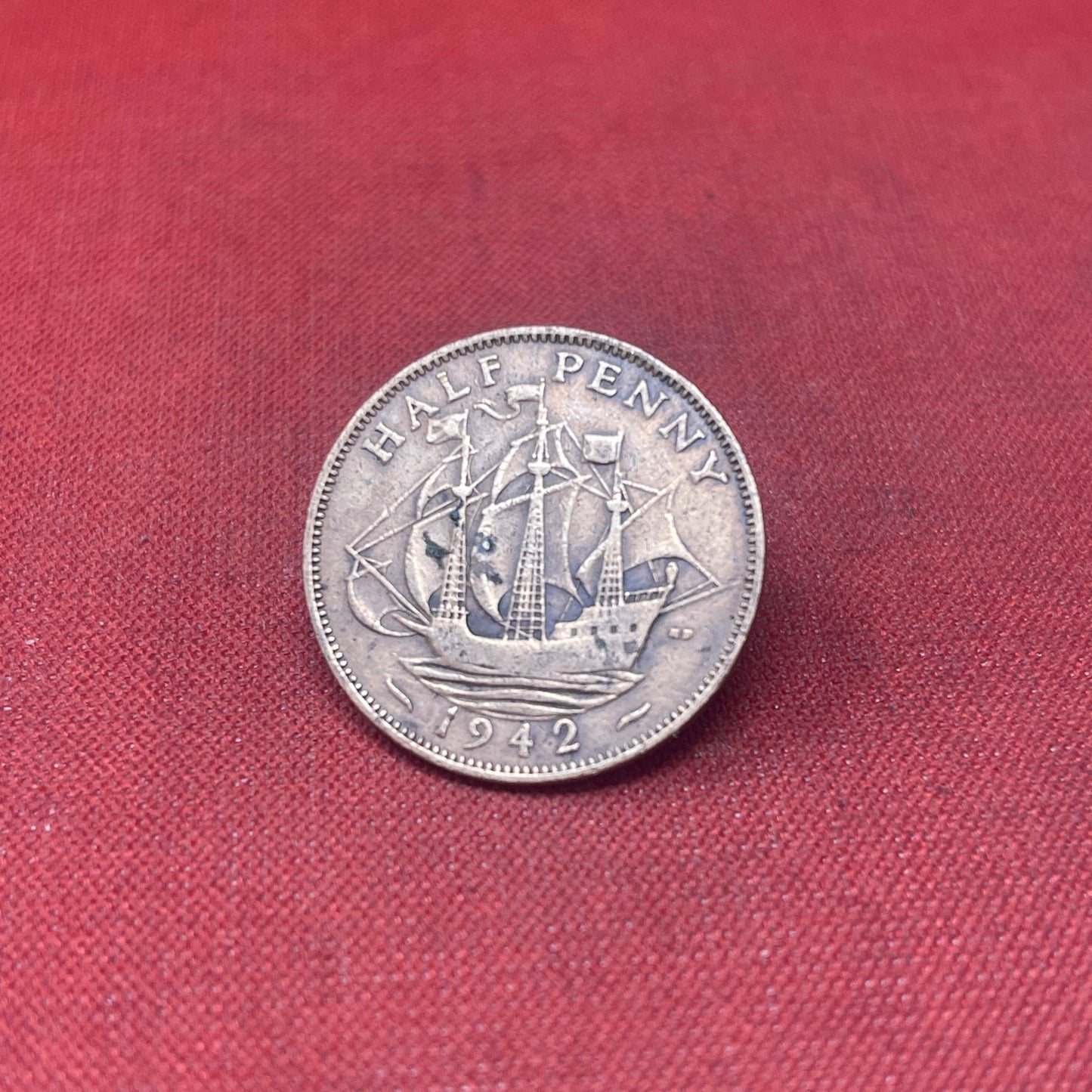 King George VI 1942 Half Penny