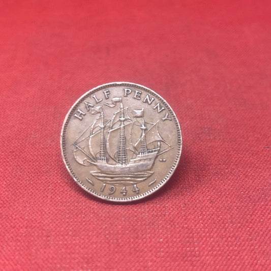 King George VI 1942 Half Penny