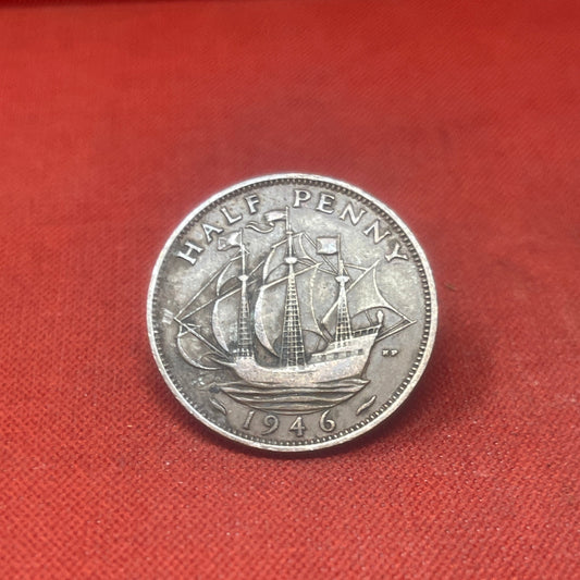 King George VI 1946 Half Penny