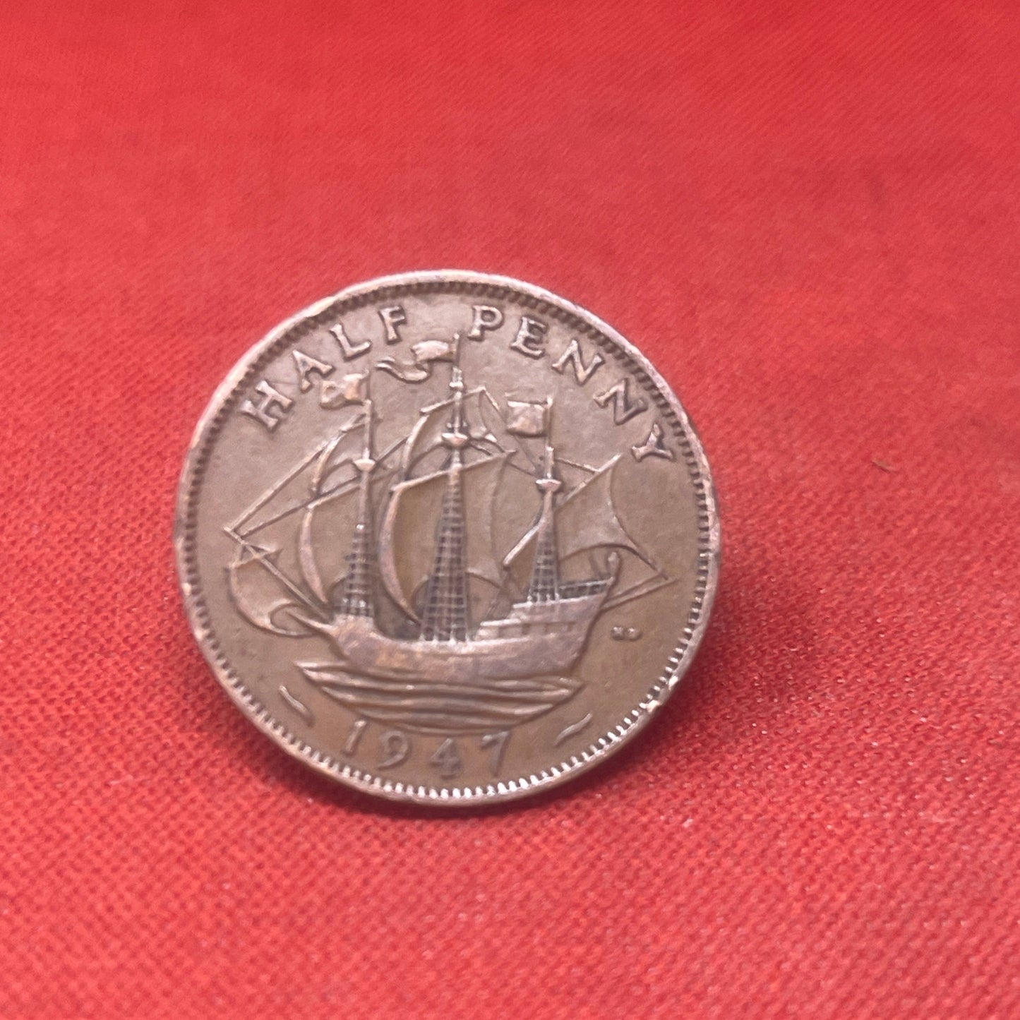 King George VI 1946 Half Penny