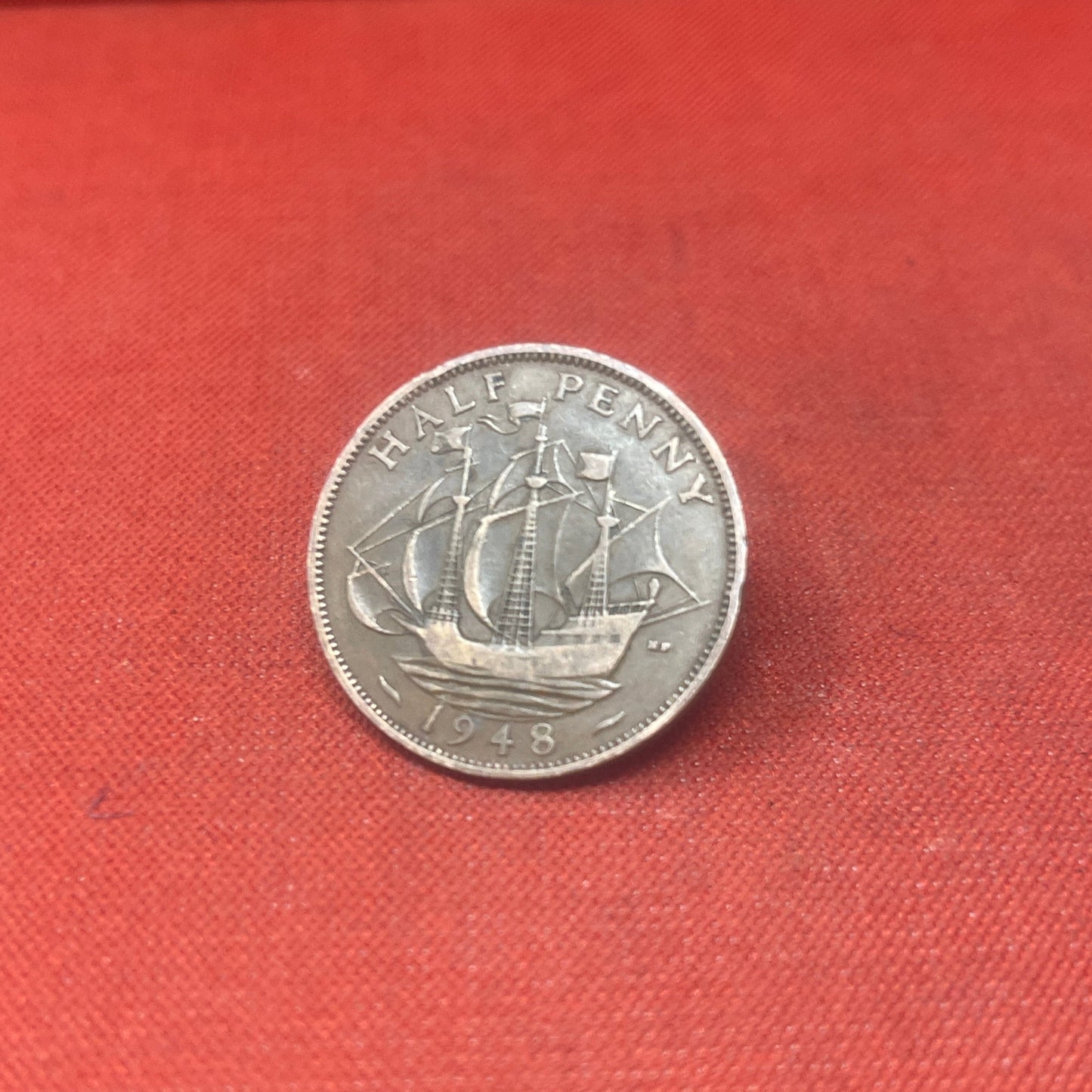 King George VI 1947 Half Penny