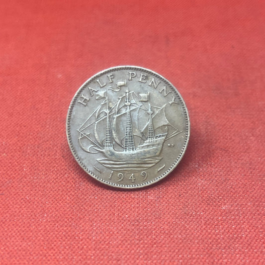 King George VI 1949 Half Penny