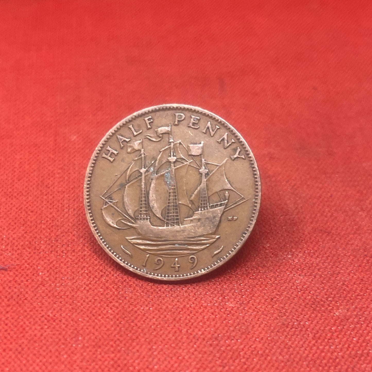 King George VI 1949 Half Penny