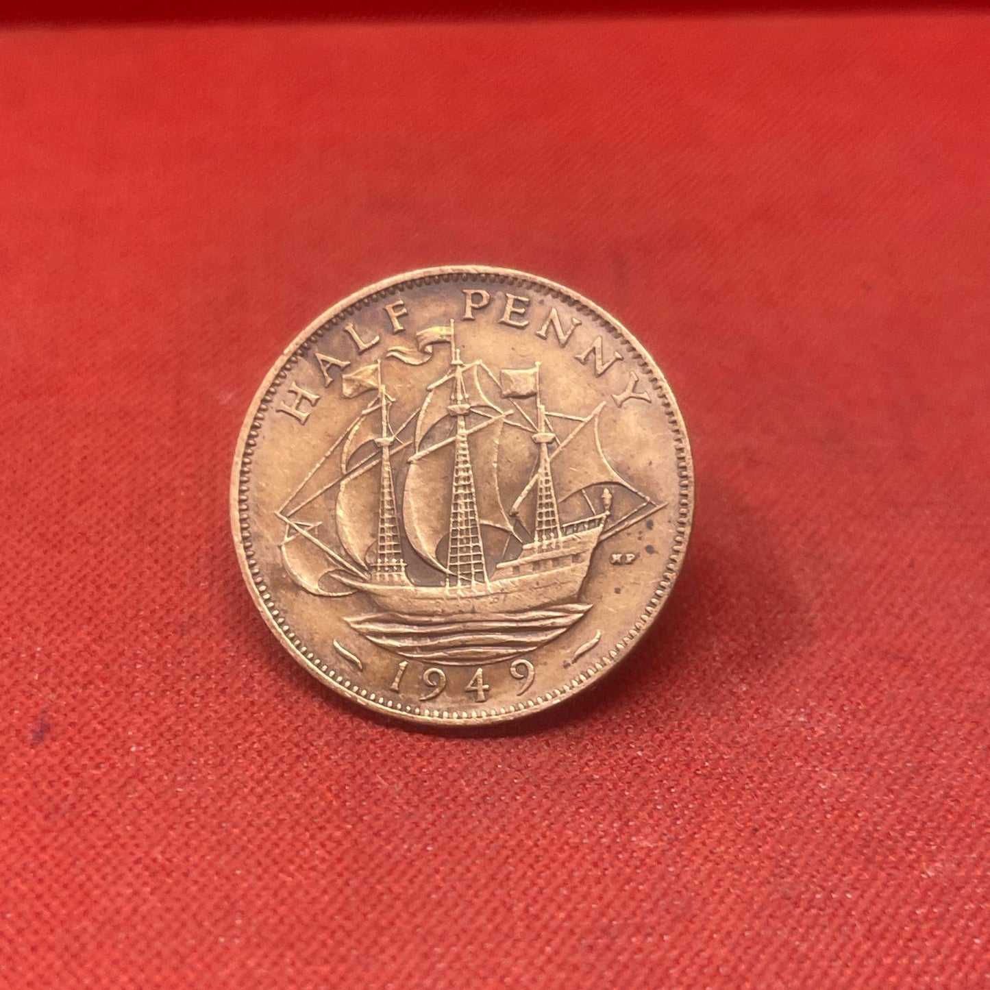 King George VI 1949 Half Penny