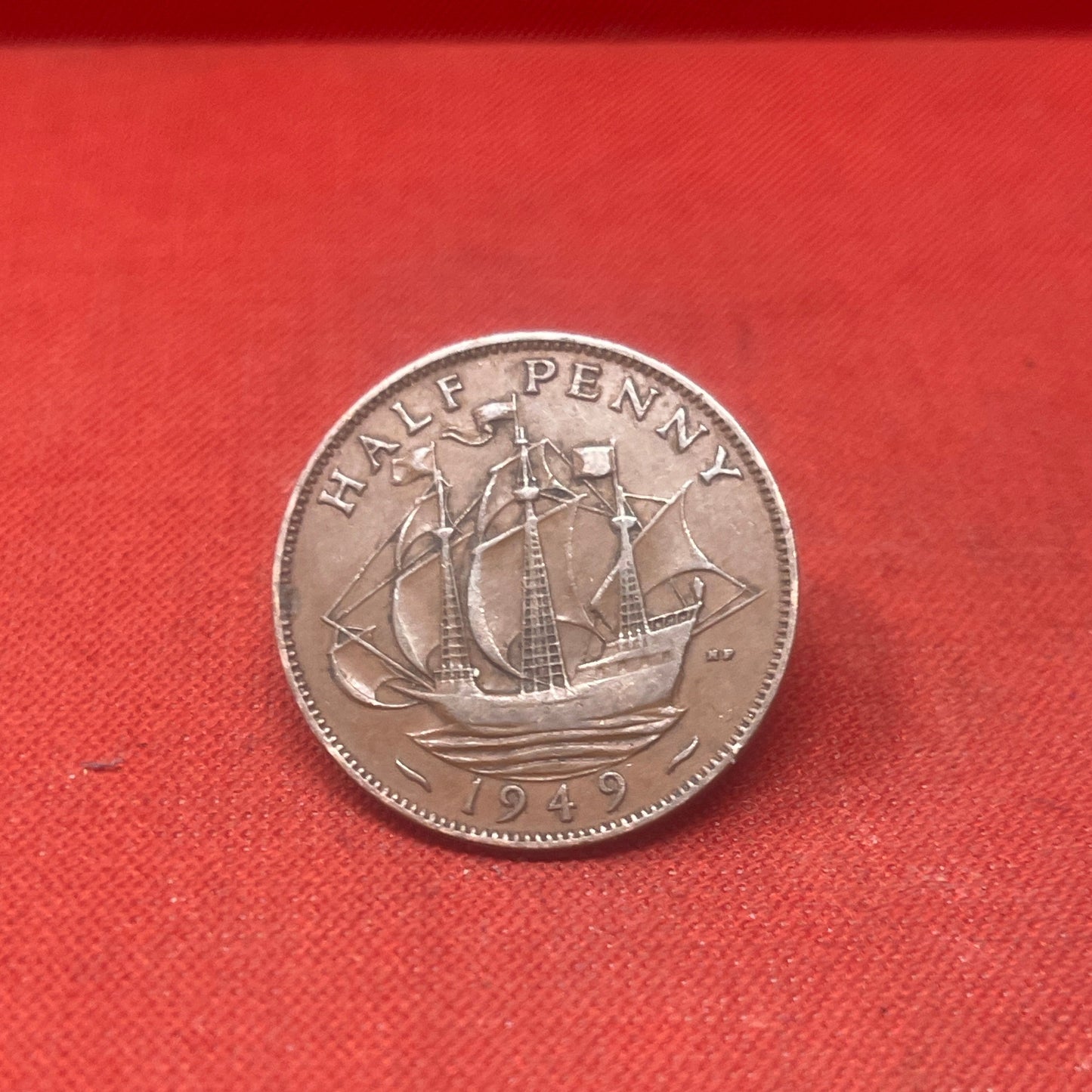 King George VI 1949 Half Penny