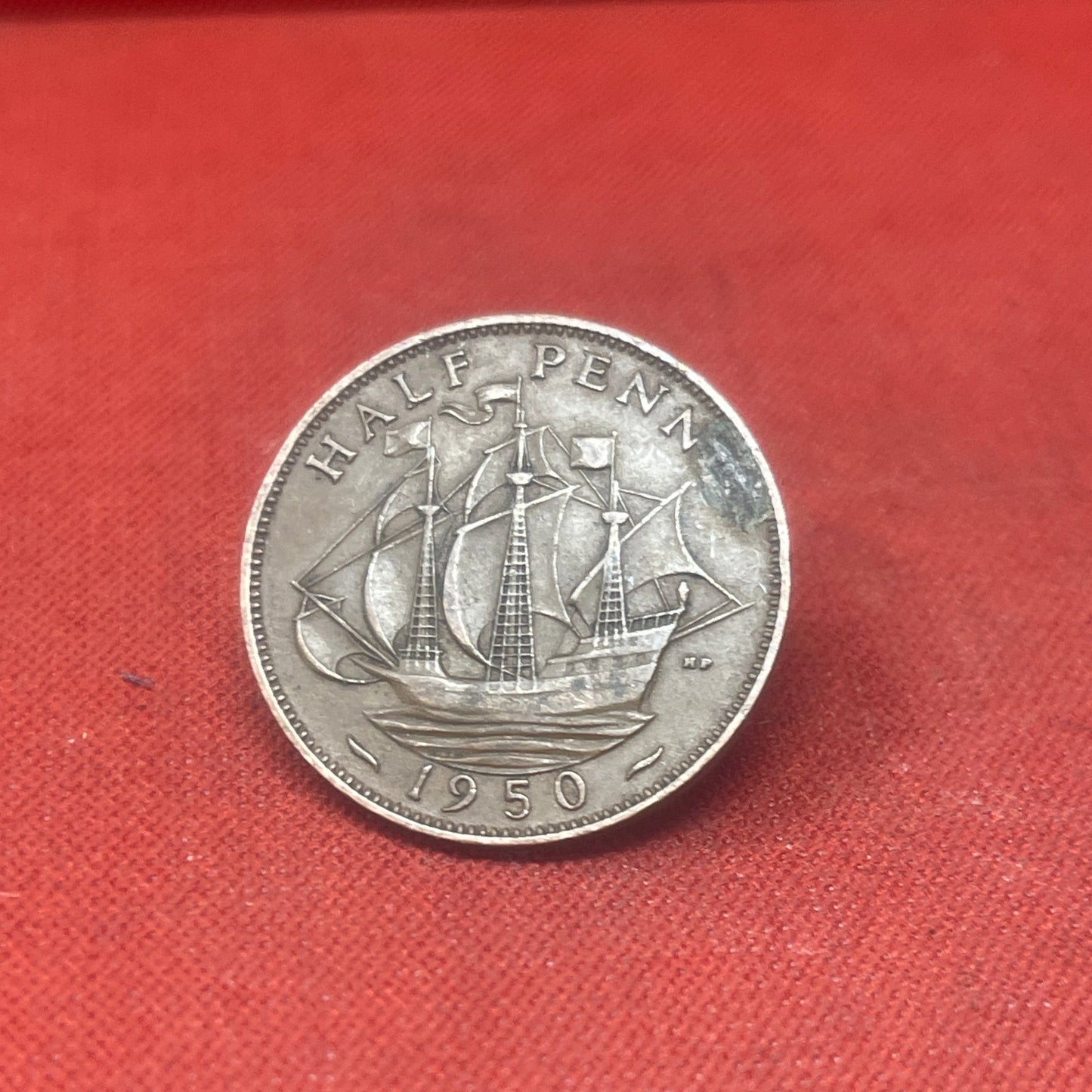 King George VI 1949 Half Penny