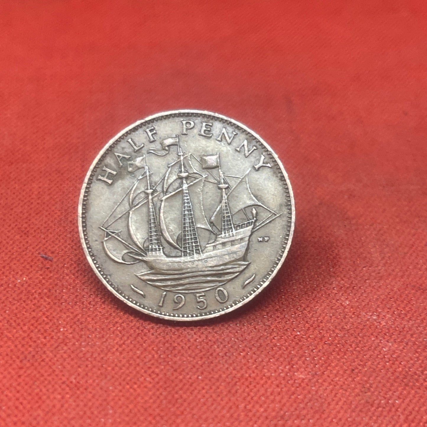 King George VI 1949 Half Penny