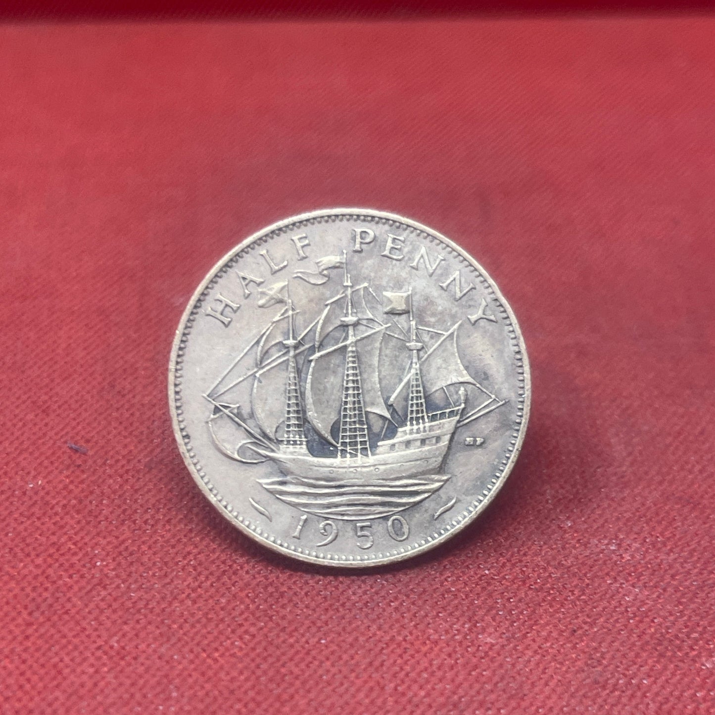 King George VI 1949 Half Penny