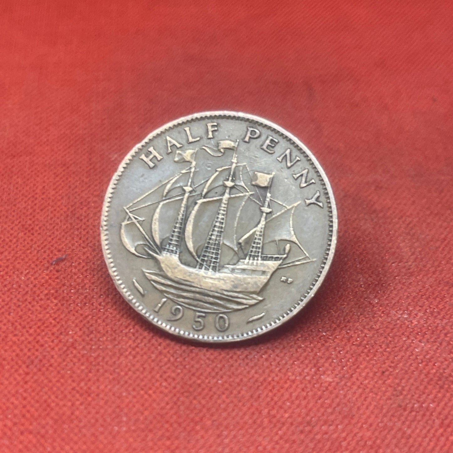 King George VI 1949 Half Penny