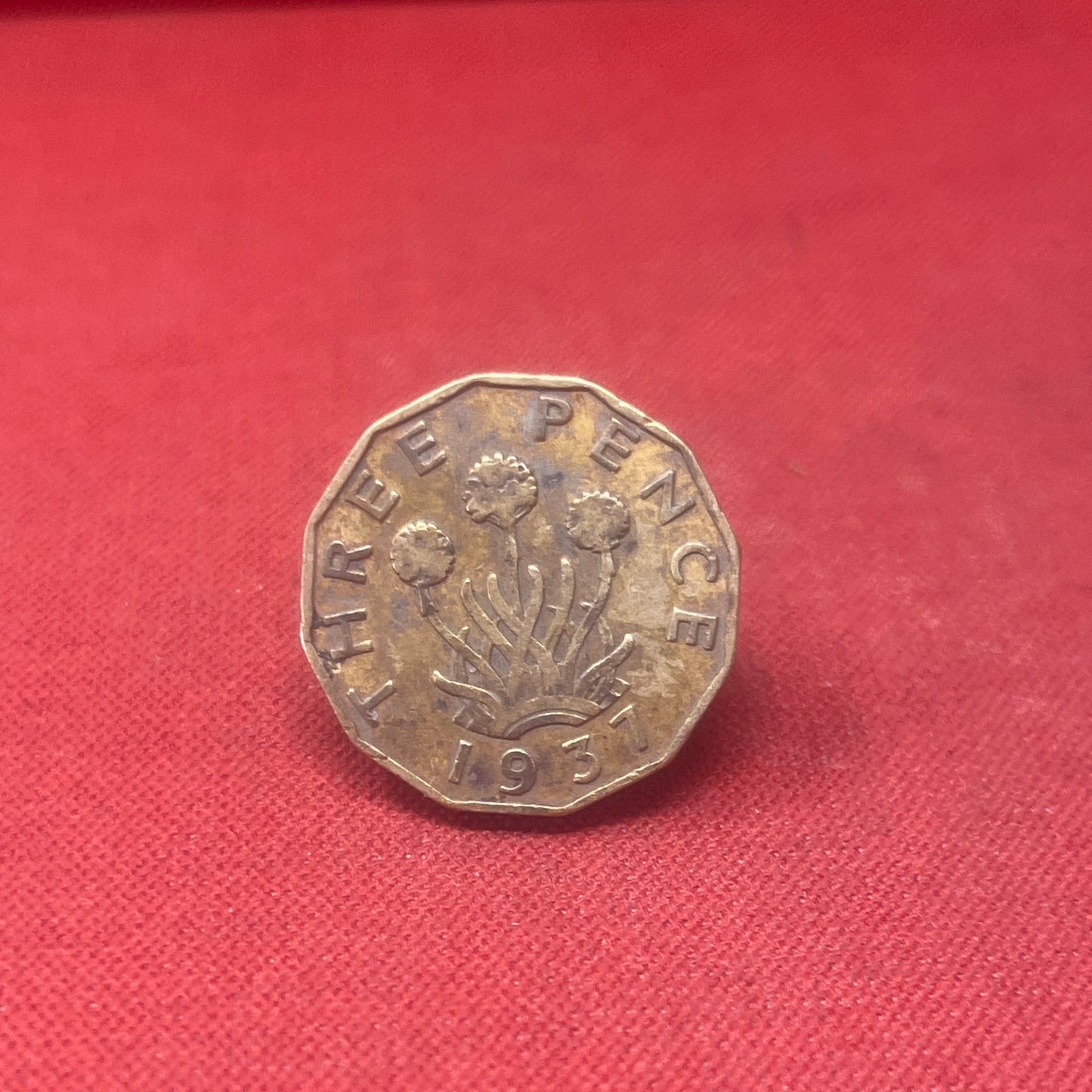 King George VI 1937 Threepence Coin