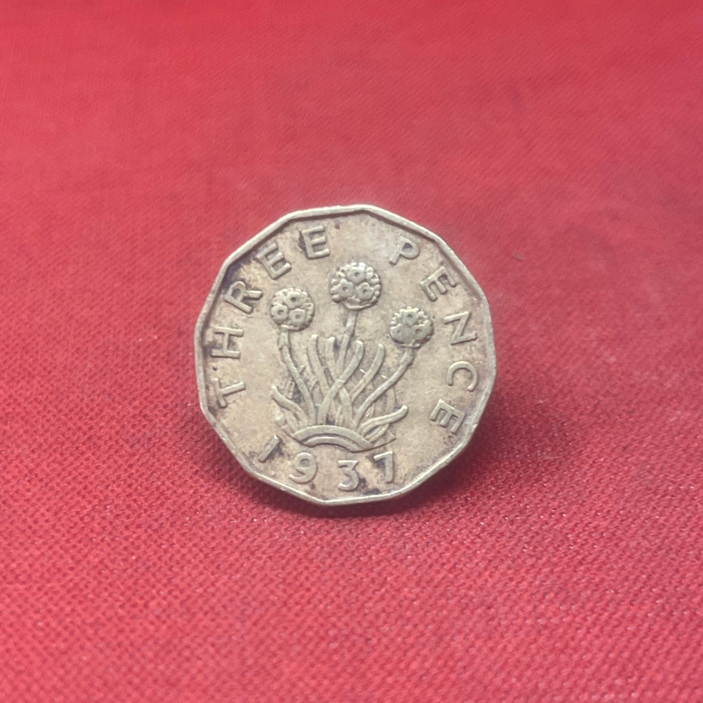 King George VI 1937 Threepence Coin