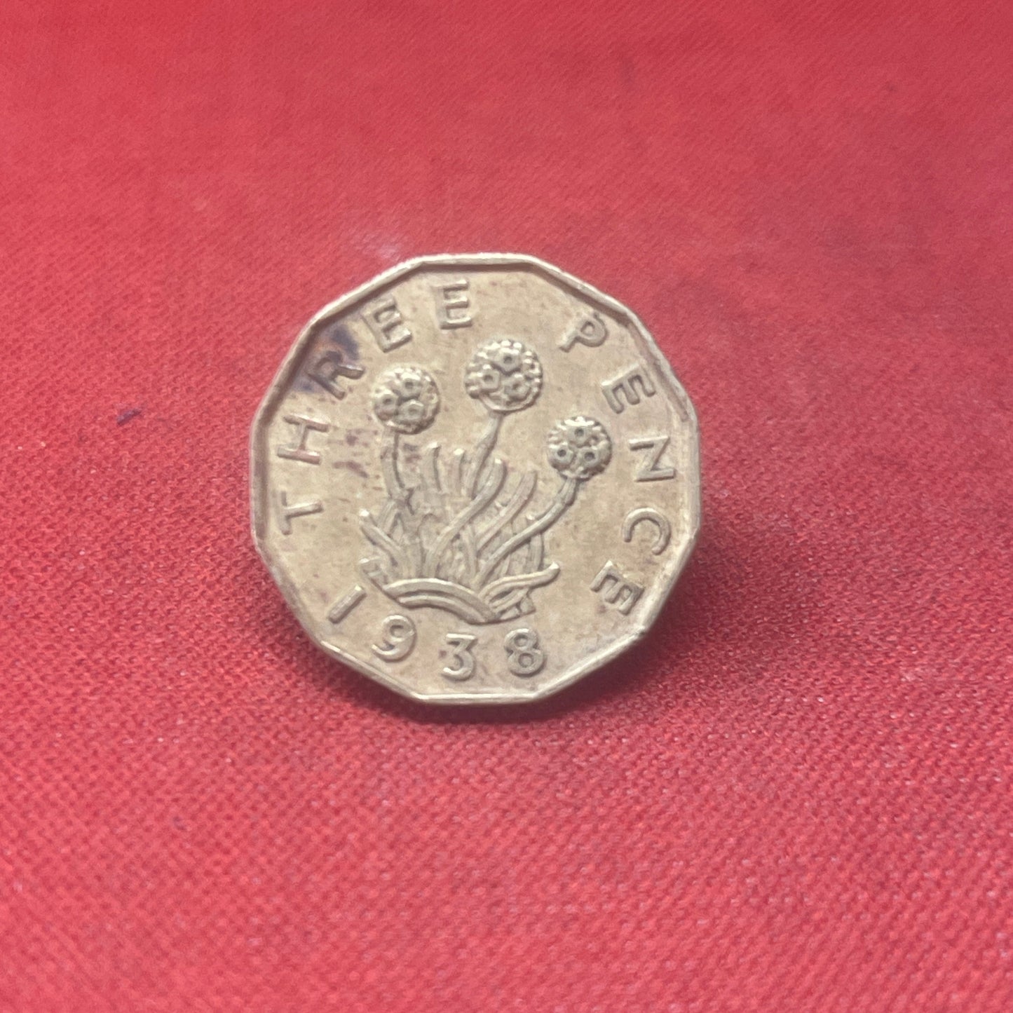 King George VI 1937 Threepence Coin