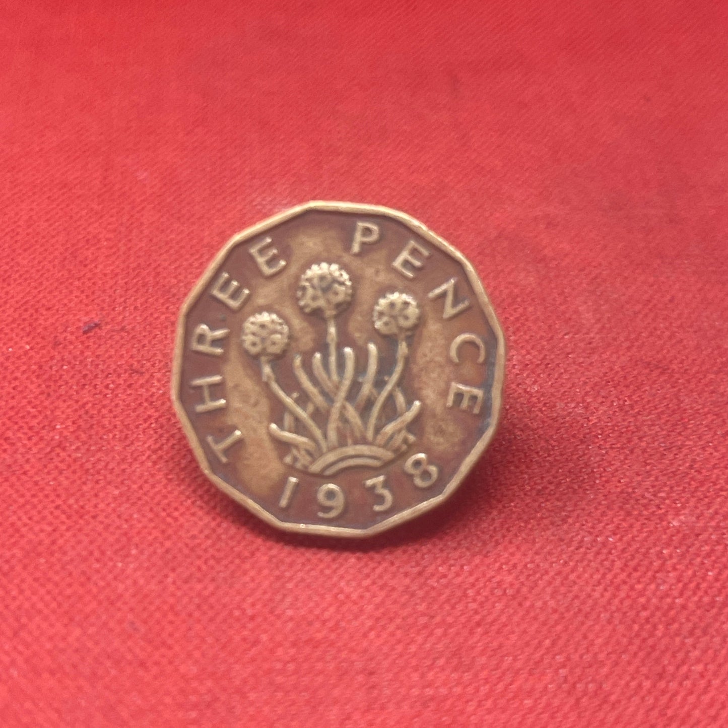 King George VI 1937 Threepence Coin